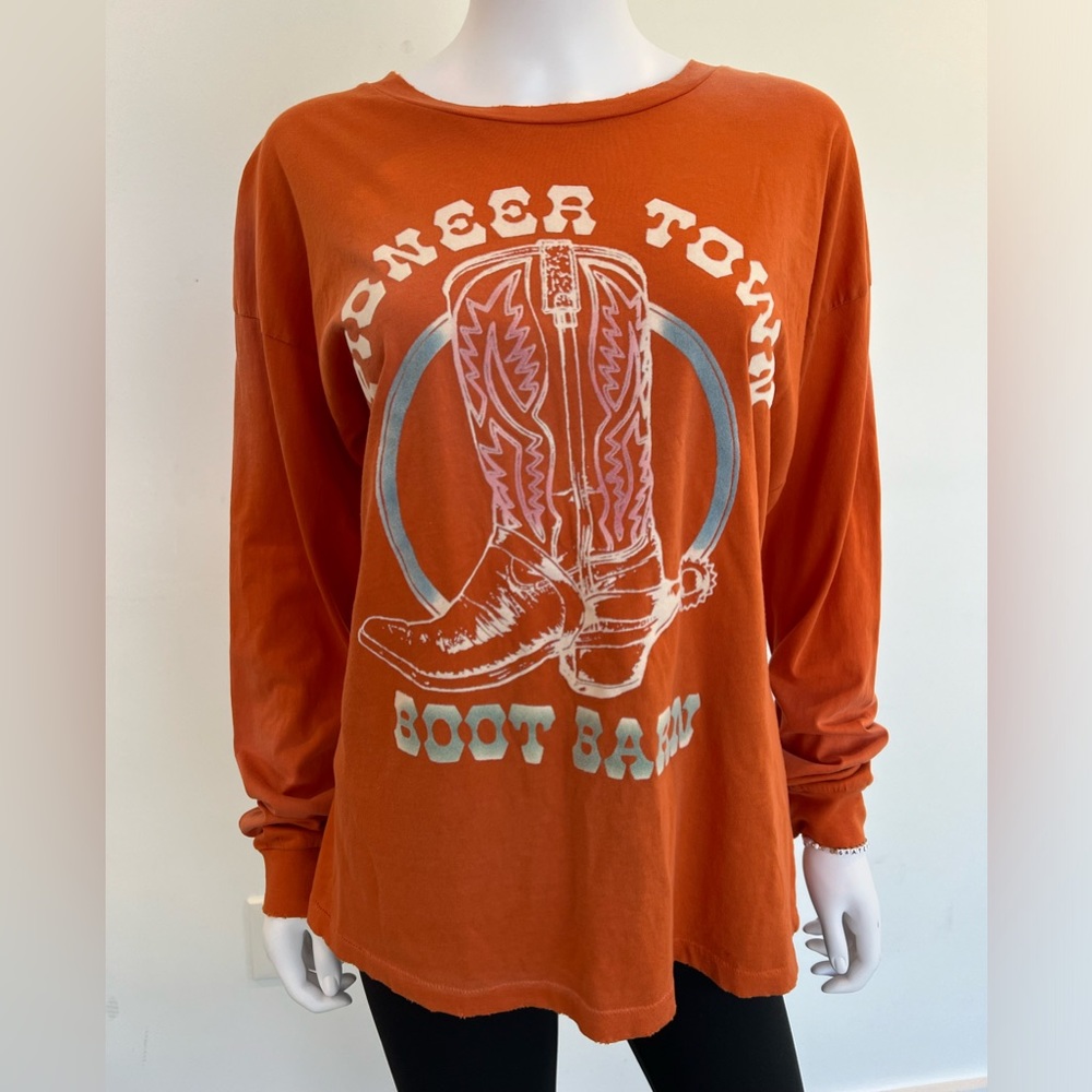 NWT Daydreamer Pioneer Town Boot Barn Vintage Long Sleeve Ter